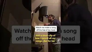 Jackboii Ezz punching in in the studio