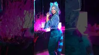 Cheshire Cat Dance! 🩶🩵🐾 