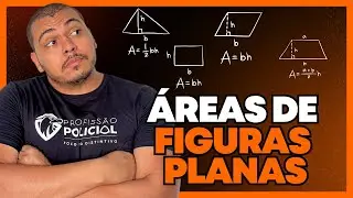 ÁREAS DE FIGURAS PLANAS QUE MAIS CAEM EM PROVA - GEOMETRIA PLANA