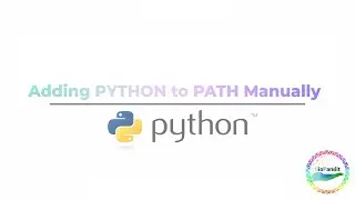 Adding python to your path manually.