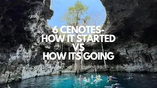 6 cenotes- how it started vs how it’s going😅 #cenotes #howitstartedvshowitsgoing #mexicovacation
