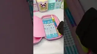 Jumbo panda pencil case with stationary 