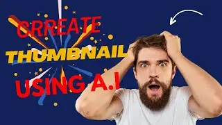 How to create thumbnail using ai | create thumbnail using ai | thumbnail