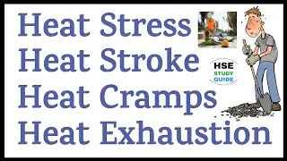 Heat Stress || Heat Stroke || Heat Cramps || Heat Exhaustions || HSE STUDY GUIDE