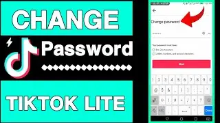 How to change password on tiktok lite||Tiktok lite ka password kaise change kare||Unique tech 55