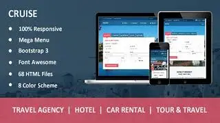 Cruise - Responsive Travel Agency Template | Themeforest Website Templates and Themes