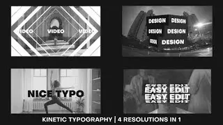 Modern Typography Promo AFTER EFFECTS Template Videohive 31656727