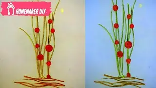 3D wall décor newspaper craft/Best out of waste/Newspaper DIY
