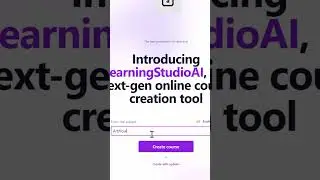 Create Courses With This AI Tool | Learning Studio AI | Start-Tech Academy #ai