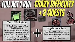Act 1 Crazy difficulty full run with quests | Mewgenics