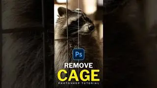 How To Remove Cage : Photoshop Tutorial #photoshop #tutorial #shorts