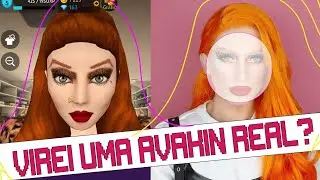 Recriei uma make de onça do AVAKIN LIFE