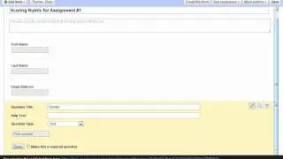 Creating a Form with Google Docs