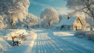 Winter’s Silent Embrace: Gentle Snowfall, Frosty Breezes & Peaceful Winter Nights for Relaxation