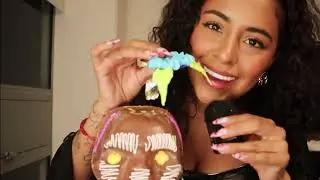 ASMR DESTRUYENDO UNA CALAVERITA #ASMR #MERITHASMR