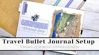 PLAN WITH ME || Travel Bullet Journal Setup 2021