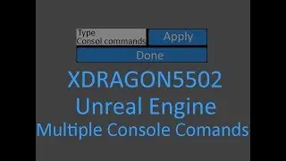 Unreal engine 4 Multiple consol commandoes tutorial