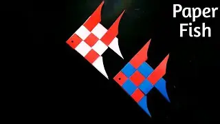 How to make paper fish | paper fish making | DIY paper fish | nupur's handicrafts