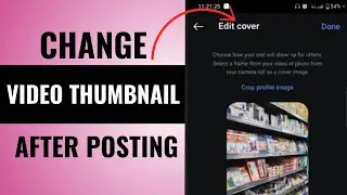 How to Change Instagram Video Thumbnail After Posting, Do this to make sure you like the cover image