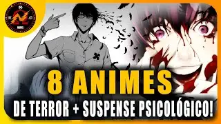 8 ANIMES DE TERROR E SUSPENSE PSICOLÓGICOS PARA VOCE ASSISTIR AINDA EM 2023! #anime #suspense