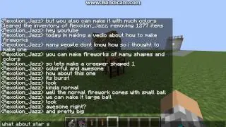 Minecraft:how to make fireworks(with all shapes and colors)!