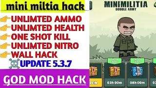 How to download mini militia hack version || mini miltia mod apk