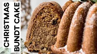 Christmas Bundt Cake with Walnuts and Raisins | Cravings Journal