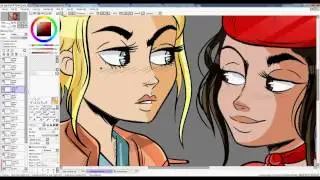 Lena Luthor + Supergirl / Chloe + Maze / Speed Art