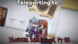 🔪 || Pt 65 Teleporting to Yandere simulator.. || #itsfunneh || #yanderesimulator || ✨