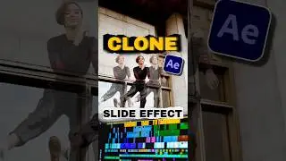 Slide Effect in After Effects  #editing #edit #edits #adobepremier #editingvideo #aftereffects