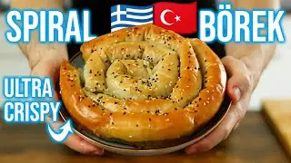 This Spinach-Cheese Pastry is SUPER Crisp | Spiral Borek