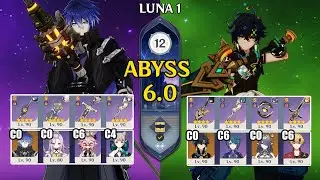 C0 Flins Dori Lynette & C0 Kinich Lauma Thoma Burgeon | Spiral Abyss 6.0 | Genshin Impact 【原神】