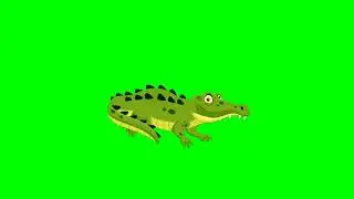 Aligator green screen no copyright free video/Aligator green screen video #cartoongreenscreen
