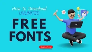 How to Download Free FONTS for Commercial use - Best website for Stylish fonts- Best fonts website