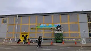 First Steps in the Installation of "Kaleidoscope of Imagination" at LICM
