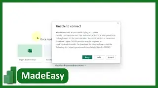 Fixing Access Database Unable To Connect Errors in Power BI