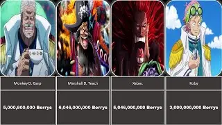 All Character Bounties in One Piece