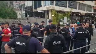 Fans Flock to Stadium for Albania vs. Israel