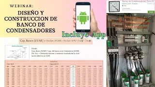 ⚡ Webinar: Capacitor Bank Design and Construction, including automatic calculation app.