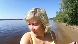 Съездили на Каму/Температура воды в Каме/Закрепили загар😊