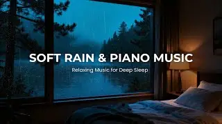 Healing Rest 🌌 Rain and Gentle Piano Sounds for Stress-Free Sleep | Zenith Melody
