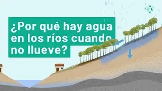 ¿Por qué hay agua en los ríos cuando no llueve?