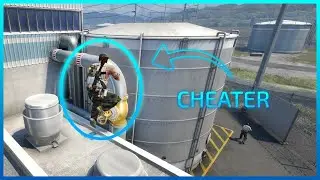 CSGO Cheater Tries To Jump Up To Silo In Nuke