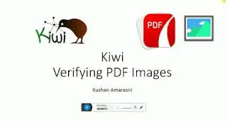 Kiwi Verifying Images in Online PDF