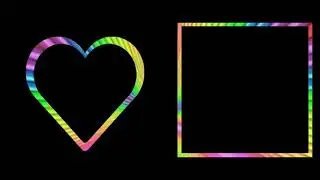 Love Border line effect hd Color // Color changing border line Green Screen // Border line video