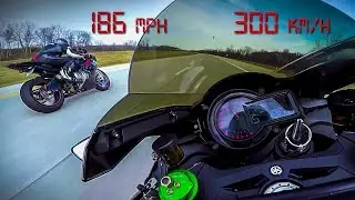 Kawasaki Ninja H2 vs BMW S1000RR - 10 minutes of PURE ADRENALINE Top Speed +200 MPH +330 KM/H