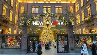 [4K] 🇺🇸 Christmas in New York City 🎄💂🏼 Festive Streets & Magical Holiday Lights✨ 2025