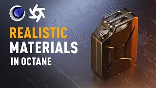 Cinema 4D Tutorials - Fuel Can Product Render Octane