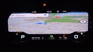 Passat B8 Virtual Cockpit (AID) Digital Mode Full Screen Sygic Maps