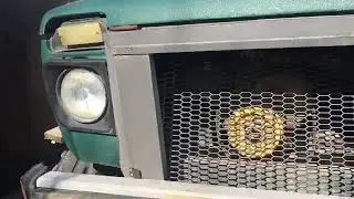 Установка военных мостов на ниву. Нива на раме.